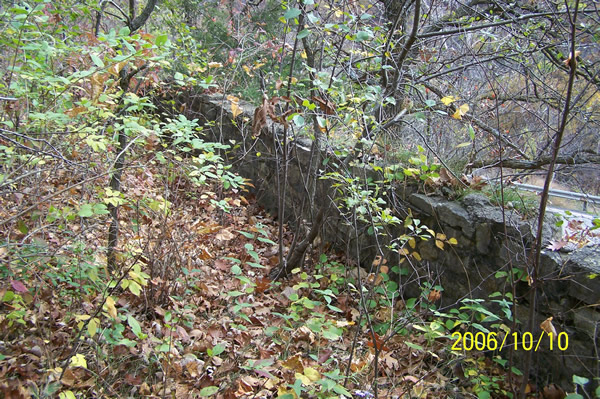 Retaining Wall, Old U.S. 14