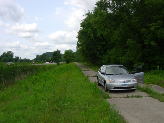 My new Civic rocking the 1920's era concrete east of Red Wing along U.S. 61/U.S. 63