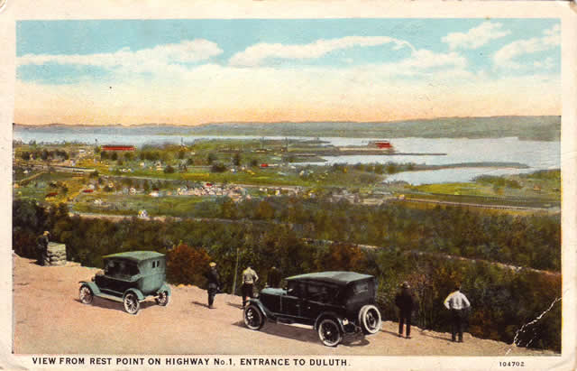 Click the image to see the Historic U.S. 61 postcards page!